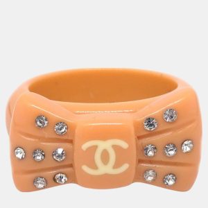 Chanel Orange Rhinestone Ring EU 53, Jewelry - Luxury Closet catalog