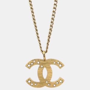 Chanel Gold Plated CC Chain Pendant Necklace, Jewelry - Luxury Closet catalog