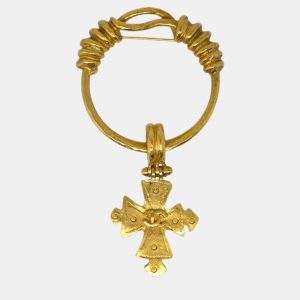 Chanel Gold PlatedCross Brooch Pin, Jewelry - Luxury Closet catalog