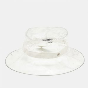 Chanel Transparent Rain Boater Hat L, Apparel & Accessories - Luxury Closet catalog