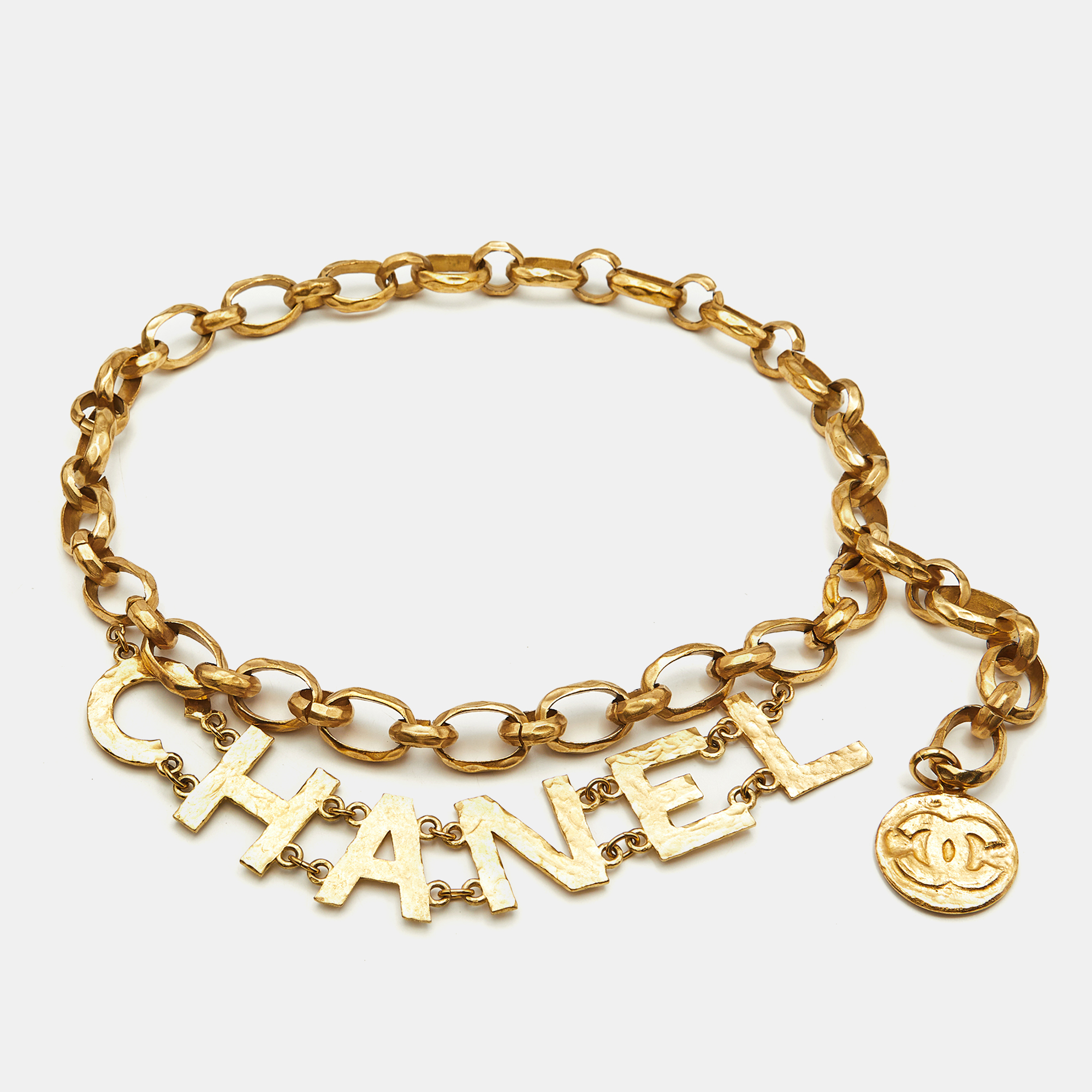 Chanel Gold Tone Chain Link Belt, Belt Buckles - Luxury Closet catalog