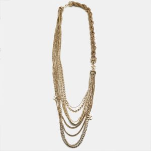 Chanel CC Beads Gold Tone Lariant Chain Belt, Belt Buckles - Luxury Closet catalog