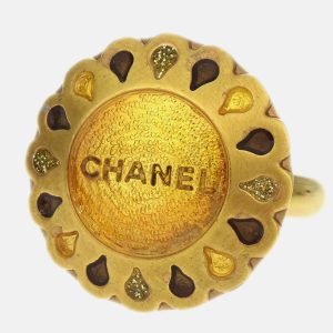 Chanel Gold Plated Metal Ring EU 51, Jewelry - Luxury Closet catalog
