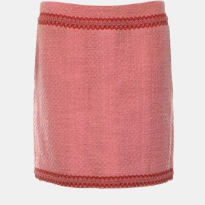Chanel Pink Wool Vintage Tweed Skirt FR Women 38, Skirts - Luxury Closet catalog