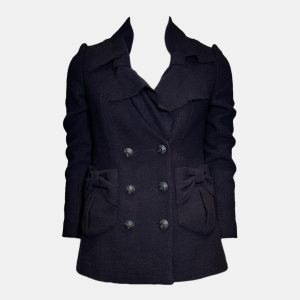 Chanel 2016 Black Wool Sun Buttons Jacket XS, Coats & Jackets - Luxury Closet catalog