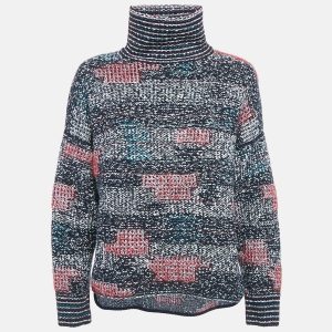 Chanel Multicolor Wool Blend Turtle Neck Jumper M, Sweaters & Cardigans - Luxury Closet catalog