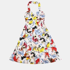 Chanel Multicolor Cotton Sleeveless Dress Women Size 38, Dresses - Luxury Closet catalog