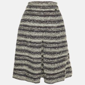 Chanel Blue Tweed Pleated Pencil Skirt L, Skirts - Luxury Closet catalog