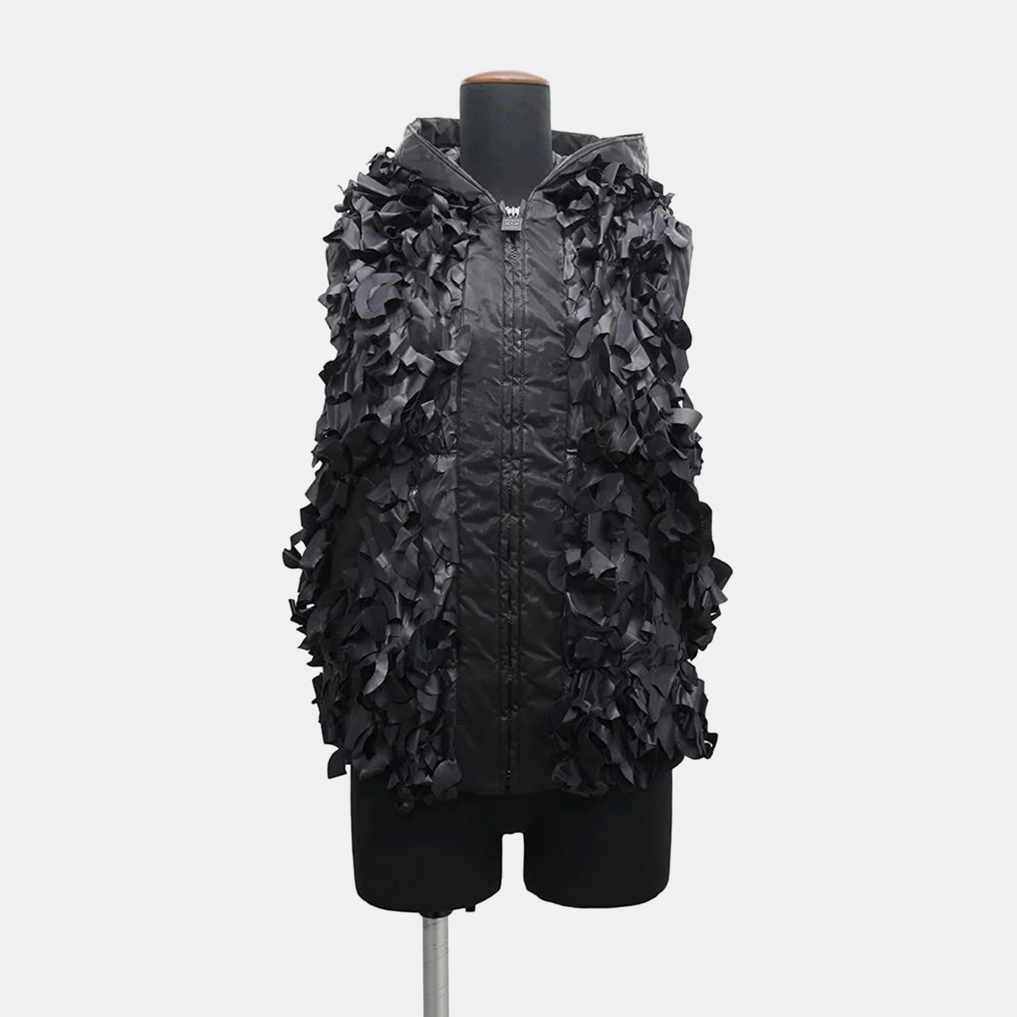 Chanel Black Polyurethane and Nylon Hooded Vest Size 38, Coats & Jackets - Luxury Closet catalog