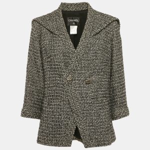 Chanel Black Metallic Tweed Jacket XL, Coats & Jackets - Luxury Closet catalog