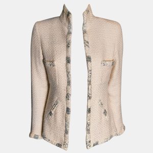 Chanel Cream Tweed Jacket FR 36, Coats & Jackets - Luxury Closet catalog