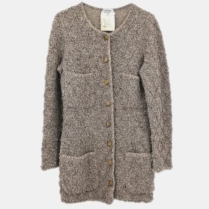 Chanel Collarless Brown Wool Jacket Women Size 40, Coats & Jackets - Luxury Closet catalog