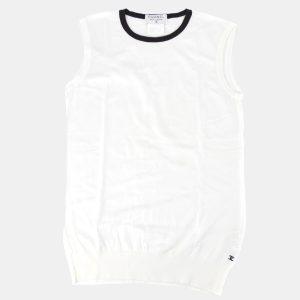 Chanel  White Sleeveless Top 40, Shirts & Tops - Luxury Closet catalog