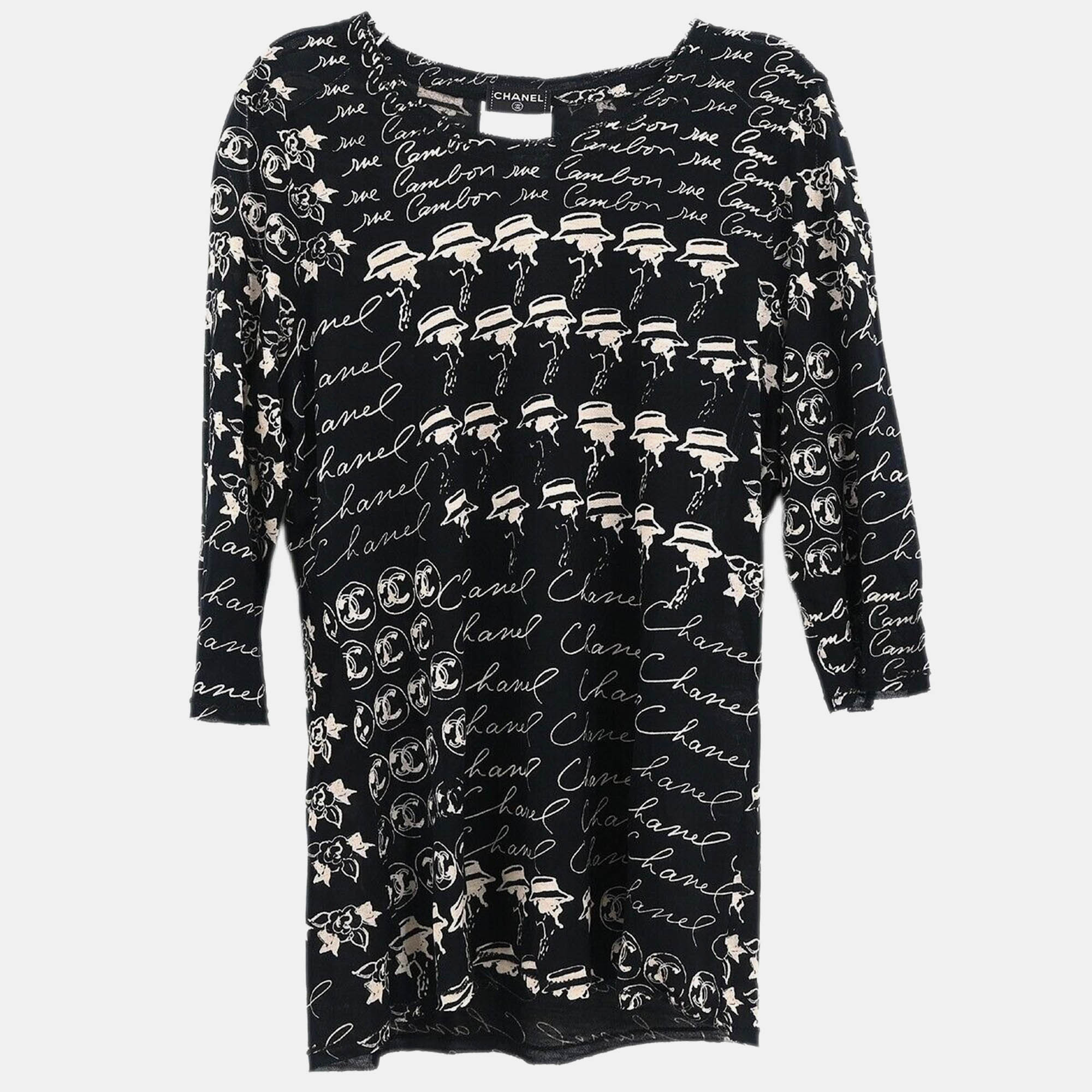 Chanel Black Modal Fabric Top Size 34, Shirts & Tops - Luxury Closet catalog