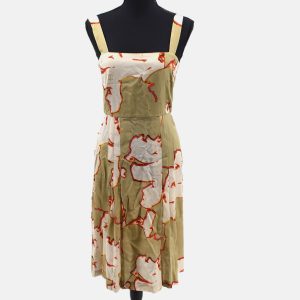 Chanel Skirt Beige Silk Dress Sleeveless Dress Size 38, Dresses - Luxury Closet catalog