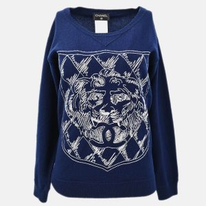 Chanel Sweater Navy Knit Top Size 34, Coats & Jackets - Luxury Closet catalog