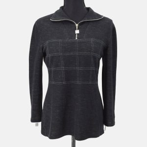 Chanel Sport Line Long Sleeve Top Gray 03A #38, Shirts & Tops - Luxury Closet catalog