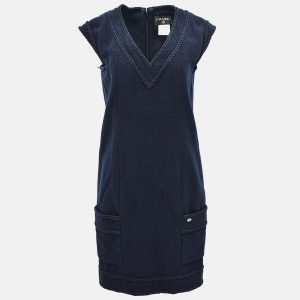 Chanel Sleeveless Dress Navy 08C #38, Dresses - Luxury Closet catalog