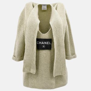 Chanel Sweater Gray Size 38, Coats & Jackets - Luxury Closet catalog