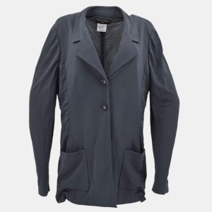 Chanel Single Breasted Jacket Gray 98C #44, Coats & Jackets - Luxury Closet catalog