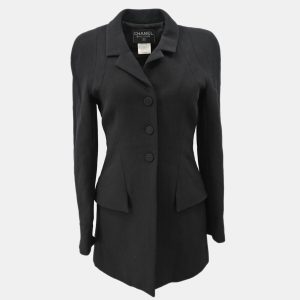 Chanel Single Breasted Jacket Black, Coats & Jackets - Luxury Closet catalog