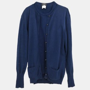 Chanel Ensemble Cardigan Top Navy, Shirts & Tops - Luxury Closet catalog