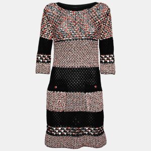 Chanel Multicolored Cotton & Silk Open Knit Dress S, Dresses - Luxury Closet catalog