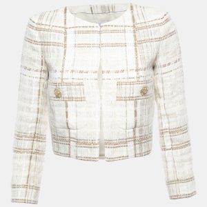 Chanel Beige/Ecru Tweed Jacket S, Coats & Jackets - Luxury Closet catalog