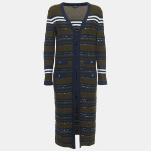 Chanel Multicolor Striped Cashmere Long Cardigan S, Sweaters & Cardigans - Luxury Closet catalog