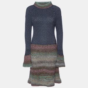 Chanel Multicolor Lurex Wool Knit Byzance Midi Dress L, Dresses - Luxury Closet catalog