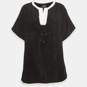 Chanel Black Terry Coco Beach Mini Cover-Up Dress S, Dresses - Luxury Closet catalog