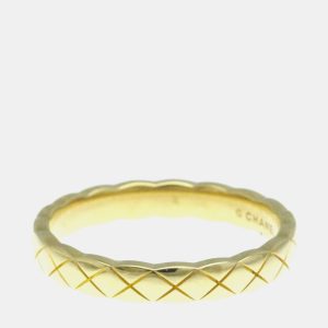 Chanel Coco Crush Mini 18K Yellow Gold Band Ring EU 56, Rings - Luxury Closet catalog