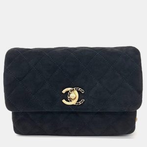 Chanel Black suede Chain Flap Bag, Shoulder Bags - Luxury Closet catalog