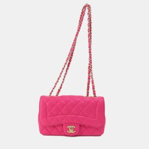 Chanel Pink Leather Mini Mademoiselle Chic Shoulder Bag, Shoulder Bags - Luxury Closet catalog