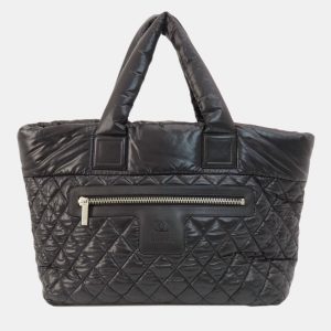 Chanel Black Quilted Nylon Medium Coco Cocoon Reversible Tote Bag, Tote Handbags - Luxury Closet catalog