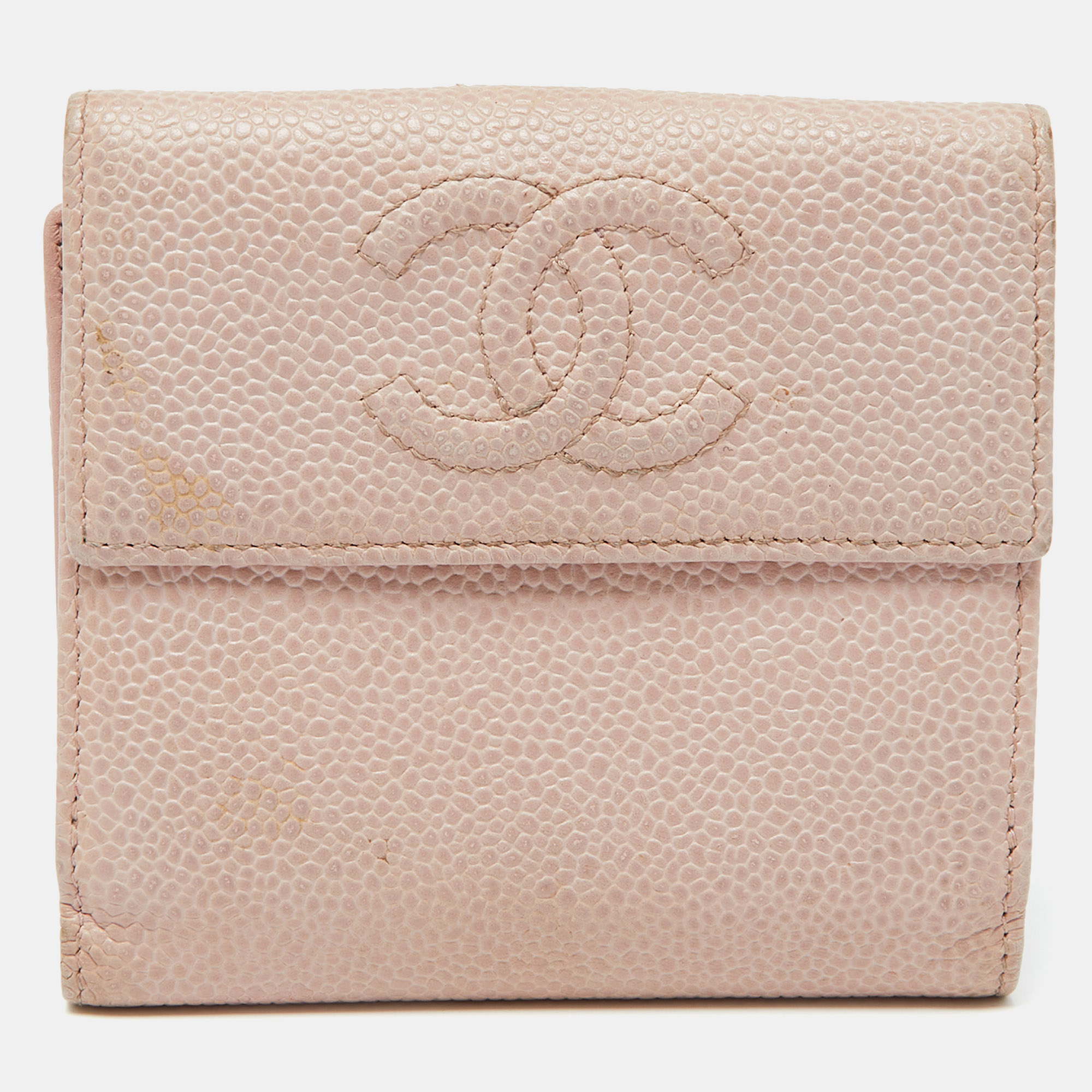 Chanel Pink Caviar Leather CC Compact Wallet, Wallets & Money Clips - Luxury Closet catalog