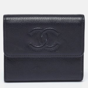 Chanel Black Leather Timeless CC Flap Trifold Wallet, Wallets & Money Clips - Luxury Closet catalog