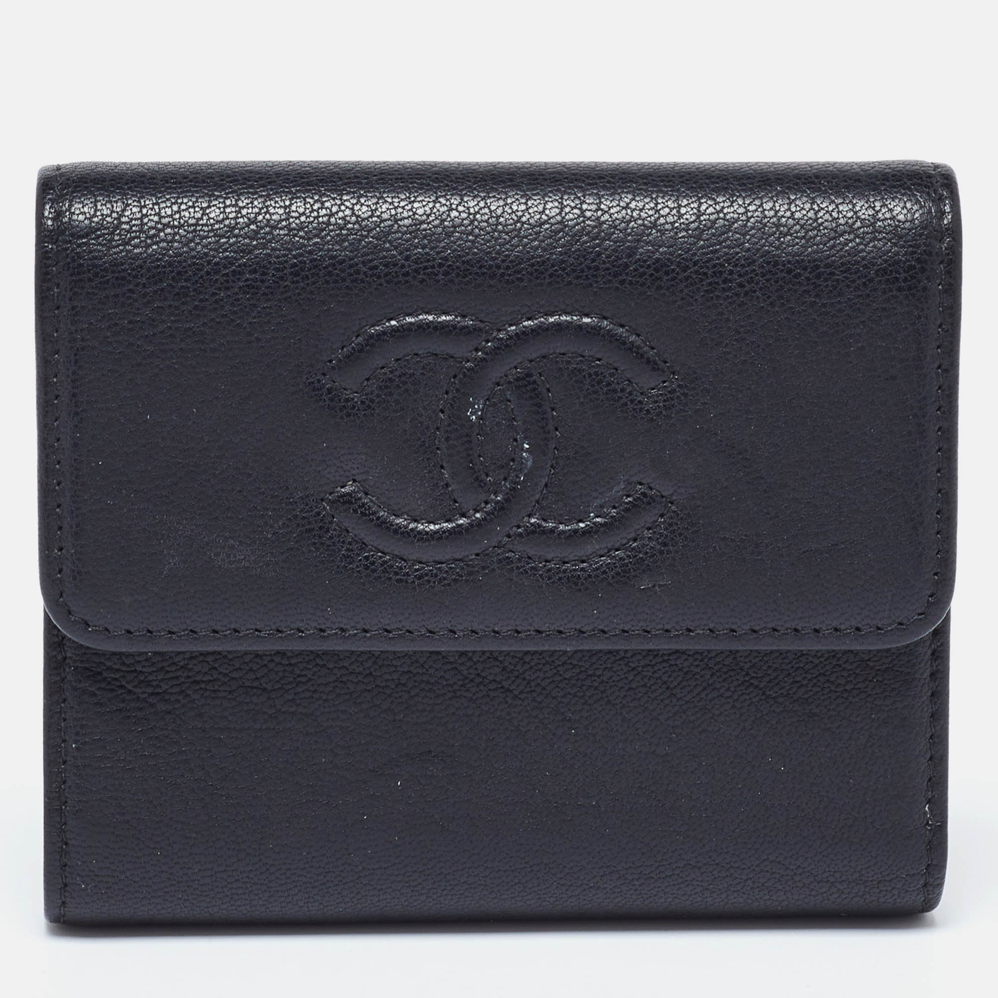 Chanel Black Leather Timeless CC Flap Trifold Wallet, Wallets & Money Clips - Luxury Closet catalog