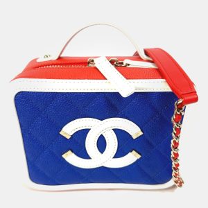 Chanel Multicolor Leather CC Filigree Vanity Case Shoulder Bags, Shoulder Bags - Luxury Closet catalog