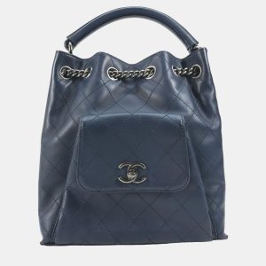 Chanel Blue Leather Urban Luxury Backpack, Shoulder Bags - Luxury Closet catalog