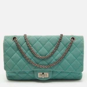 Chanel Light Green Jersey Classic 227 Reissue 2.55 Flap Bag, Shoulder Bags - Luxury Closet catalog