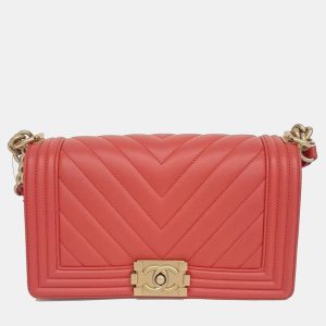 Chanel Chevron Boy Medium Bag, Shoulder Bags - Luxury Closet catalog
