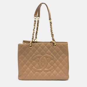 Chanel Beige Caviar Leather  GST Tote Bag, Tote Handbags - Luxury Closet catalog