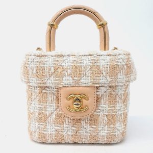 Chanel Tweed Top Handle Bag, Shoulder Bags - Luxury Closet catalog
