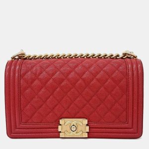 Chanel Caviar Medium Boy Bag, Shoulder Bags - Luxury Closet catalog