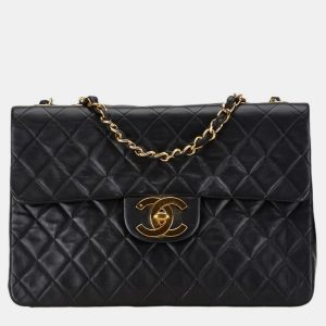Chanel Black Lambskin Matelasse 33 Coco Mark Chain Shoulder Bag, Shoulder Bags - Luxury Closet catalog