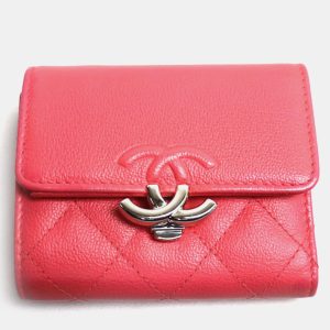 Chanel Pink Matelasse Small Flap Trifold Wallet, Wallets & Money Clips - Luxury Closet catalog