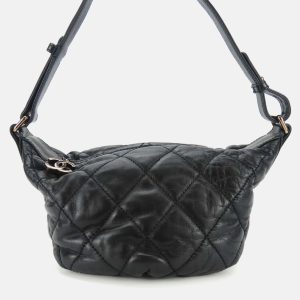 Chanel Black Leather Coco Mark Wild Stitch Shoulder Bag, Shoulder Bags - Luxury Closet catalog