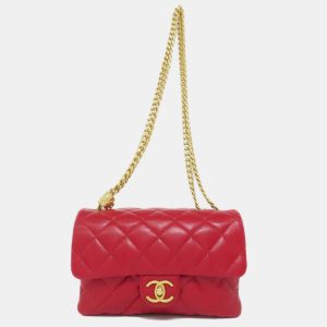 Chanel Lambskin Chain Shoulder Matelasse Bag, Shoulder Bags - Luxury Closet catalog