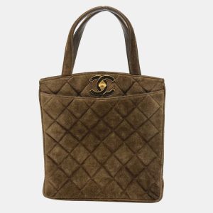 Chanel Brown cc Mark Bag Vertical Tote Bag, Tote Handbags - Luxury Closet catalog